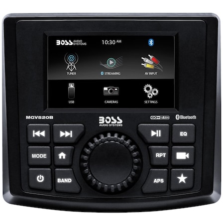 MGV520B Marine Stereo Head Unit - AM/FM/BT/USB